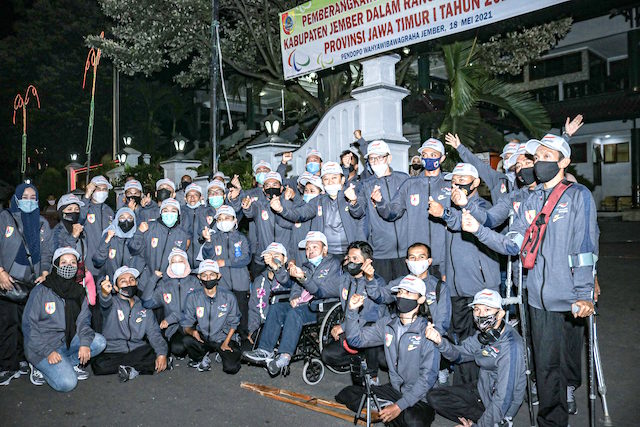 Di Peparprov Jatim, 20 Atlet NPCI Jember Tanding di Atletik, Badminton dan Tenis Meja